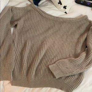 Super Soft Missguided Off The Shoulder Sweater